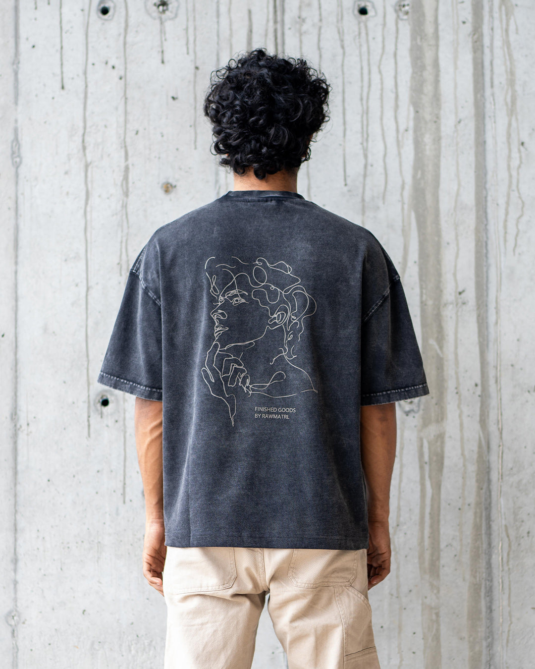 Caress Grey Face Tee