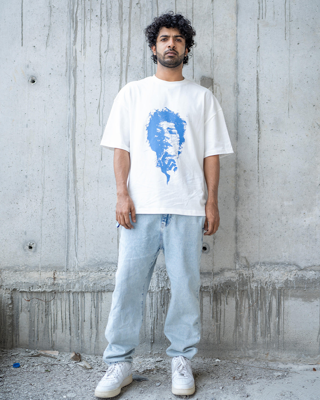 Caress White Face Tee