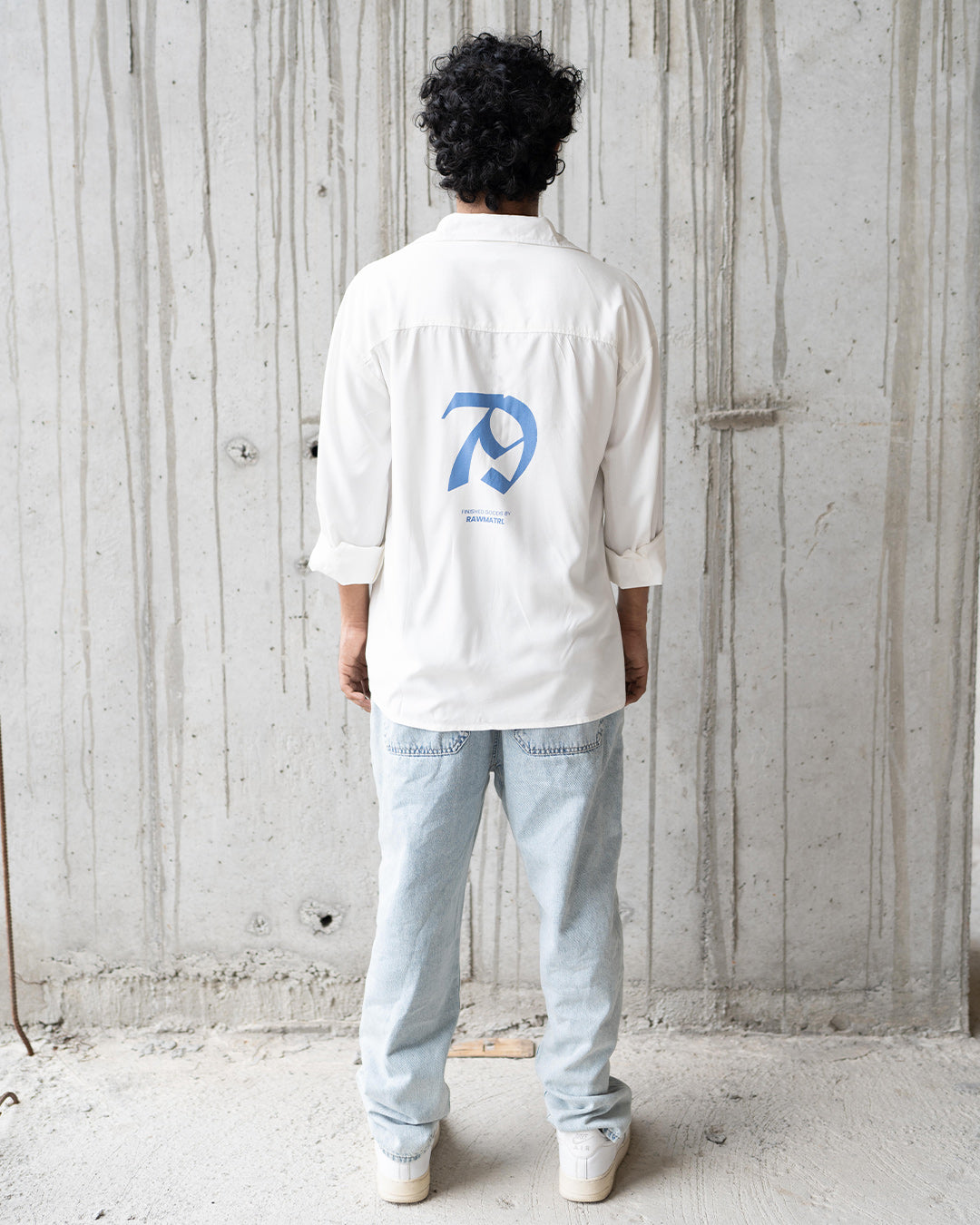 Caress Viscose White Shirt